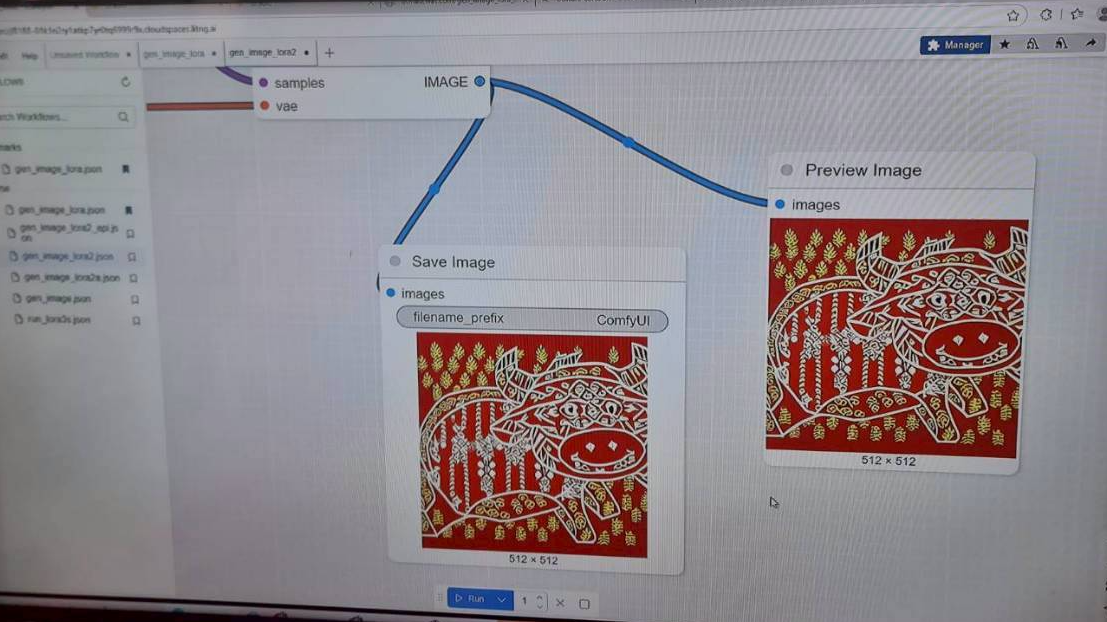 การออกแบบลวดลายผ้าด้วย AI