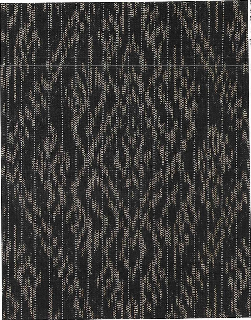 ลายมัดหมี่ที่นำมาจากลายขิดโบราณ ลายนาคโบราณ